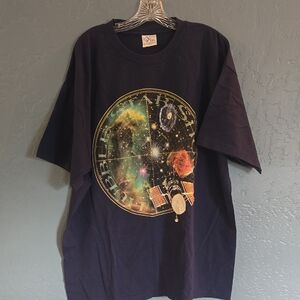 Hubble Starshow Cotton Express Navy Blue T-Shirt